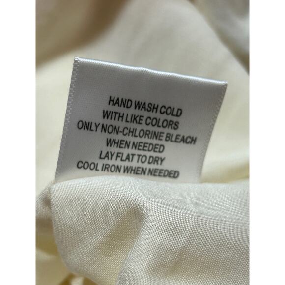 Modcloth Midi Skirt M Rayon Line Striped Rainbow Colorful Boho Indie Modern Chic - Picture 9 of 10